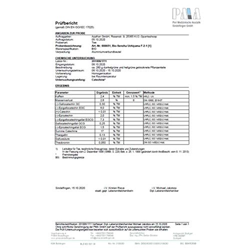 Azafran Grüner Tee - BIO Sencha Grüntee lose geschnitten - Original Uchiyama aus Japan 250g – Bild 5