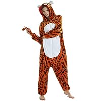 Deguisement Pyjama pour Adulte Vetements de Nuit Dessin Anime Dinosaure Costume,M for Height 63"-66" (160CM-168CM)