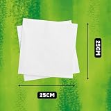 The Cheeky Panda Bamboo Paper Napkins 100 Pack 25x25cm 2 Ply White view 3