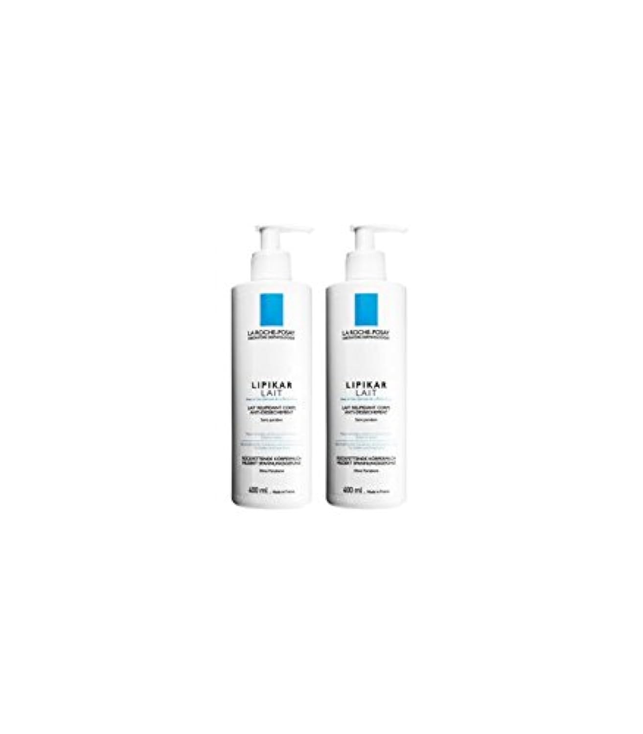 La Roche-Posay Lipikar 48HR Lipid-Replenishing Anti-Dryness Body Milk 2 x 400ml