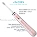 Sonic Electric Toothbrush, USB Rechargeable Toothbrush, Adult Electric Toothbrush With Holder and 2 Replacement Heads, 4 Modes with Automatic Timer (Pink)