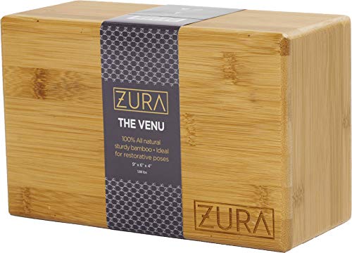 ZURA Premium Yoga Block (Bamboo Yoga Block)