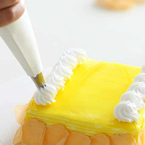 Pack of 200 Disposable Pastry Bag Cake Icing Piping Baking Decoration Tools,Frosting Bags for Cookie, Cupcake, and Cake Decorating