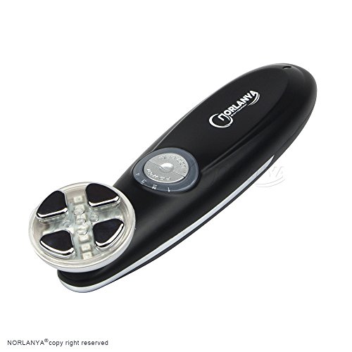 NORLANYA Facial Skin Care Time Master, RF Face Toning, Face Lift Device 5 Colors LED Photon Therapy Rechargeable Black