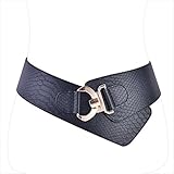 Talleffort Women's Fashion Elastic Waist Belt Cinch (Large(30