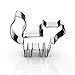 Fox Cookie Cutter, Premium Food-Grade Stainless Steel, Dishwasher Safe