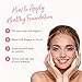 100% PURE Healthy Foundation Full Face Coverage Makeup, Liquid Matte Finish with Anti-Aging Benefits - Vegan Gorgeous Fruit Pigmented Golden Peach Color (Medium Tan with Warm Undertone) - 1 Fl Oz