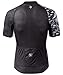 RION Cycling Jersey Men Short Sleeve Cycling Fit Lightweight Fabric Moisture Wicking,Cycling Shirt with 3 Back Pockets