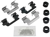 ACDelco 18K2026X Professional Rear Disc Brake Caliper Hardware Kit with Clips, Bushings, and Lubricant