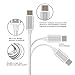 USB Type C Cable,ESEEKGO 2 Pack 6.6Ft Dirtproof Braided Charger Cords Compatible for Galaxy Note8 S8,S9, LG V20, LG G5/G6(2M/6.6FT White+Black)