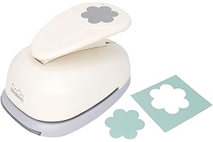 Bira Craft 3 inch Flower Shape Lever Action Craft Punch for Paper Crafting Scrapbooking