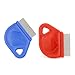 Tear Stain Remover Combs Flea Combs For Dogs, Gently and Effectively Removes Crust, Mucus, and Stains with Smooth Stainless Tooth, Pack of 2.