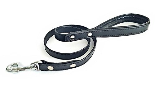 Bestia genuine leather dog lead. 43 inch long, 0.8 inch wide. Heavy snap. Handmade