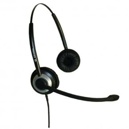 Imtradex Bundle Headset inkl. NoiseHelper: BasicLine TB Headset binaural/zweiohrig für SNOM Snom 870 Telefon, kabelgebunden m