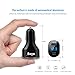 Fast PD Car Charger Quick Charge 3.0 USB Type C Dual 18W LED Digital Voltmeter Rapid Car Adapter 36W with 2USB Power Delivery for iPhoneXR XSMax iPad Pro Air MacBook Pixel3XL Samsung GalaxyS9Note8 Tab