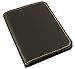Refillable Leather Pocket Notebook - Mini Composition Cover - Fits Standard 4.5 x 3.25 Mini Composition Book (Black)