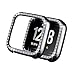 Yolovie Compatible with Fitbit Versa Lite Case, Bling Crystal Rhinestone Bumper PC Protective Face Cover Women Girl Shiny Diamond Plated Cases for Versa Smart Watch (VersaLite Black)