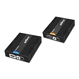 gofanco HDBaseT HDMI Extender 4K 60Hz (4:2:0 8-bit) Over CAT5e/CAT6/CAT7 Cable with Bi-Directional IR, PoC - Up to 70 Meters (230 feet) @ 1080p 60Hz 40 Meters (130 feet) @ UHD, HDCP 2.2 (HDbaseT-Ext)