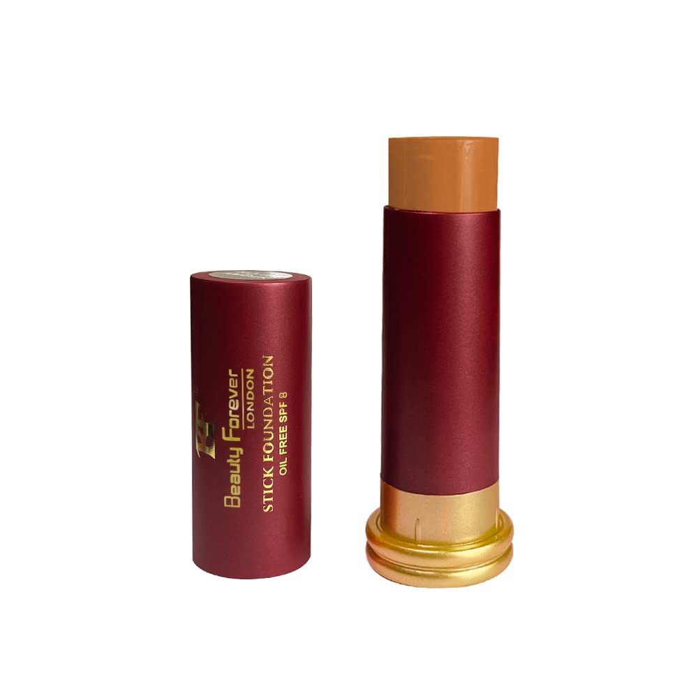 Beauty Forever Stick Foundation, Lightweight Formula Oil Free, Matte Finish Face Foundation, Suitable For All Skin Types, Friendly Cool Natural Looks, Available in 13 Shades (HONEY (SF103))