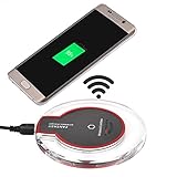 Kingox Qi Wireless Charger for Samsung S7 S6 / S6 Edge, Nexus , Nokia Lumia 920, LG HTC (Black)