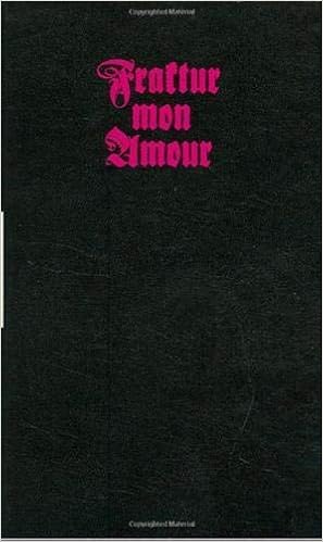 Fraktur Mon Amour Schalansky Judith Amazon Com Books Fraktur Mon Amour Schalansky Judith Amazon Com Books