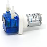 Small Peristaltic Pump 12V DC Motor Kamoer KPHM100 Long Life High Precision | Liquid Metering Pump 100ml/min 3mm ID &times; 5mm OD