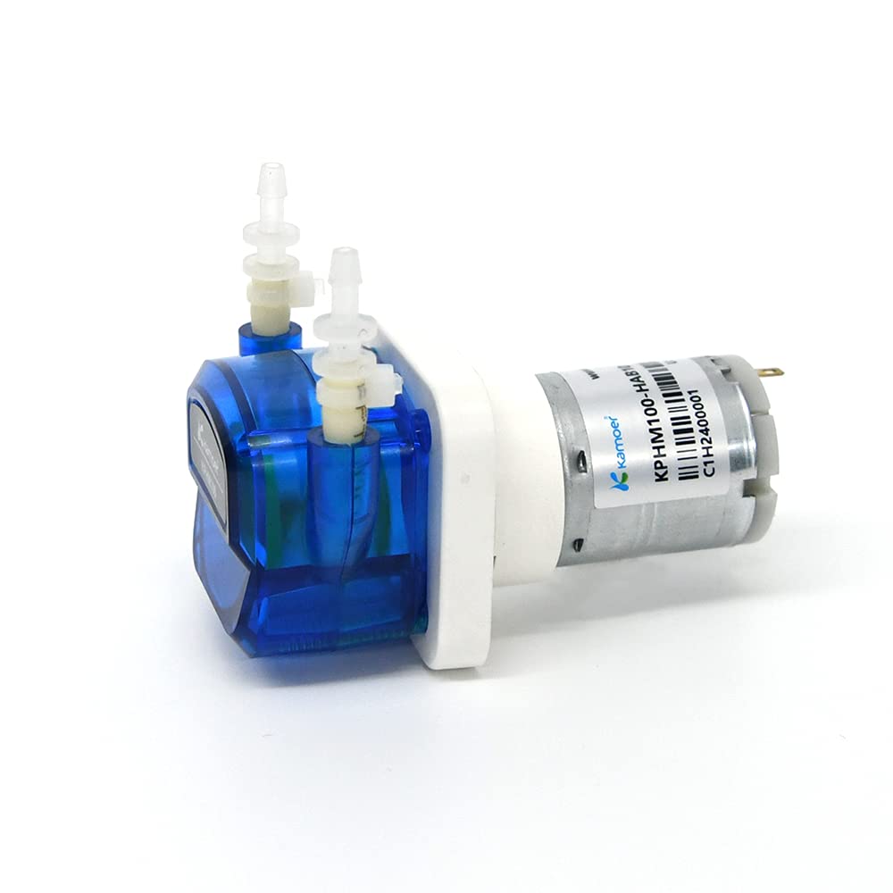 Small peristaltic Pump 12V dc Motor Kamoer KPHM100 Long Service Life high-Precision Liquid dosing Pump 100ml/min 3 mm ID ×5mm OD