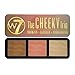 The Cheeky Trio Powder Palette W7 0.74 oz Bronze - Dream Machine, Blusher - 5th Avenue, Highlighter - Hot Stuff For Women
