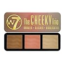 W7 Cheeky Trio Bronzer/Blusher/Highlighter, 21 g