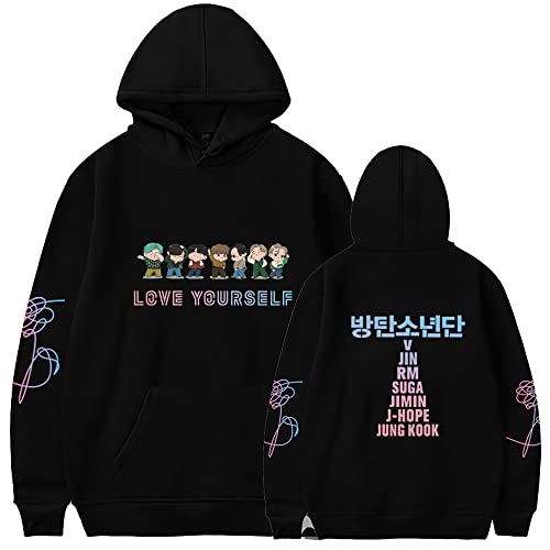 APPIRA Kpop Bangtan Boys Love Yourself Hoodie Sweater Suga V Jimin