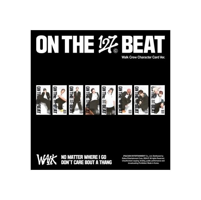 Genie Music NCT 127 - Vol.6 Walk - Walk Crew Character Card version