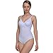 LastFor1 Women's Bodysuit Plus Size Underwire Comfort Soft Adjustable Everyday Body Briefer Tank Camisole White M
