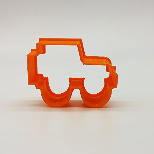 Jeep Shape Cookie Cutter, 2″/3″/4″/5″ Size, 1″ Deep (3")