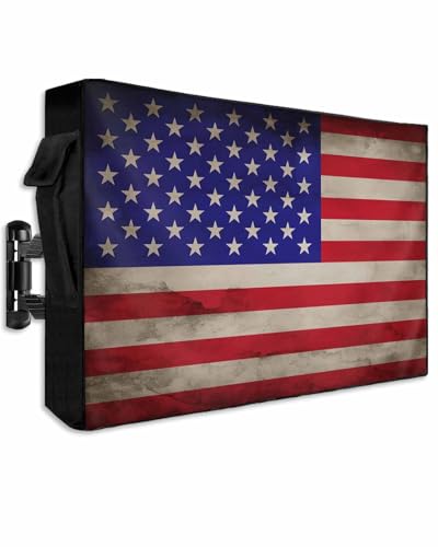 LBCASA American Flag Outdoor TV Cover