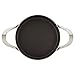 Rachael Ray Cucina Hard Porcelain Enamel Nonstick Covered Round Casserole, 4.5-Quart, Cranberry Red