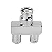 Phonetone 3-way Y triple one BNC male to two BNC female Jack Plug RF adapter Coaxial Cable connector converter for Mobile signal booster repeater Antennas