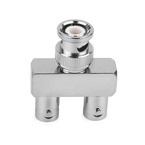 Phonetone 3-way Y triple one BNC male to two BNC female Jack Plug RF adapter Coaxial Cable connector converter for Mobile signal booster repeater Antennas