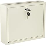 AdirOffice Multi Purpose, Mail Box, Drop Box, Suggestion Box, Wall Mountable, 3" x 10" x 12" - Sand Beige