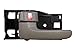 PT Auto Warehouse TO-2901G-LH - Inside Interior Inner Door Handle, Gray (Charcoal) - Driver Side