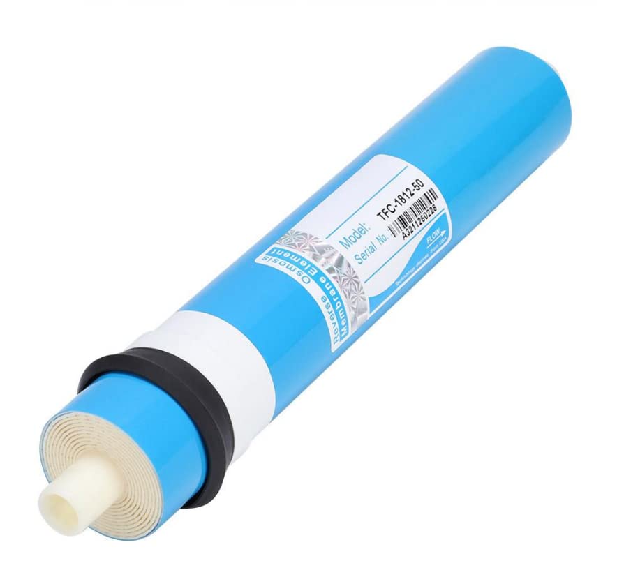YUMILI RO Water System Filter, 50/75/100 GPD Household Reverse Osmosis Membrane Filter RO Water System Filter for Household Water Purifier Filter(50GPD)