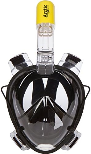 Crazy Deal! Ends soon. Full Face 180° Panoramic Snorkel Mask w/ GoPro Mount. Anti-Fog - Anti-Leak - Tubeless Design Prevents Gagging