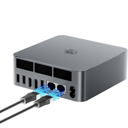 Beelink EQR5 Mini PC, AMD Ryzen 5 5500U(7nm, 6C/12T) up to 4.0GHz, Mini Computer 16GB DDR4 RAM 480GB PCIe3.0x4 SSD, Micro PC 4K@60Hz Dual HDMI Display/WiFi6/BT5.2/Office/Home/HTPC/W-11 Pro