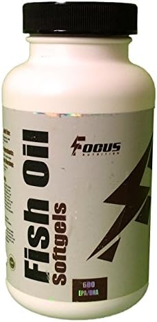 Fish Oil Omega 3 Burpless, 120 Softgels, Triple Strength, EPA/DHA Supplement, 600mg