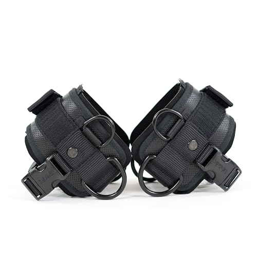 Monkey Power Fit Par De Grilletes para Tobillo Modelo Ultra para Gym y Fitness Polera con Talonera para Gimnasio. Abductor Y Gluteo con Materiales Resistentes y Reforzados Premium