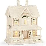 Lenox Illuminated Porcelain Victorian House w/ 24K Accents