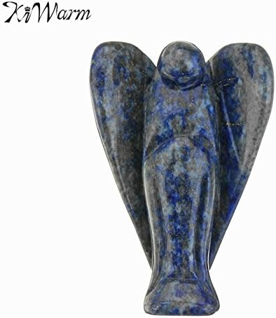 New Lapis Lazuli Stone Carved Angel Statue Crystal Gemstone Healing Reiki Psychic Spiritual Energy Stone For Home Decor