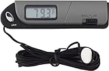 2 Pack Bell Automotive 28001 Slimline Indoor/Outdoor Thermometer & Clock