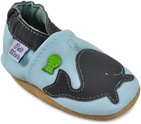 Petit Marin Beautiful Soft Leather Baby Shoes with Suede Soles – Toddler / Infant Shoes - Crib Shoes – Baby First Walking Shoes - Pre-walker Shoes - 40 Designs