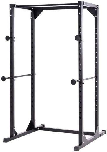 Ecom365 Power Rack for Weight Lifting Strength Training Squat Rack with Chin up Bar Adjustable Rack for Weighted Squats