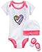 Nike Bubble Gum Heart Three-Piece Infant 0-6mo
